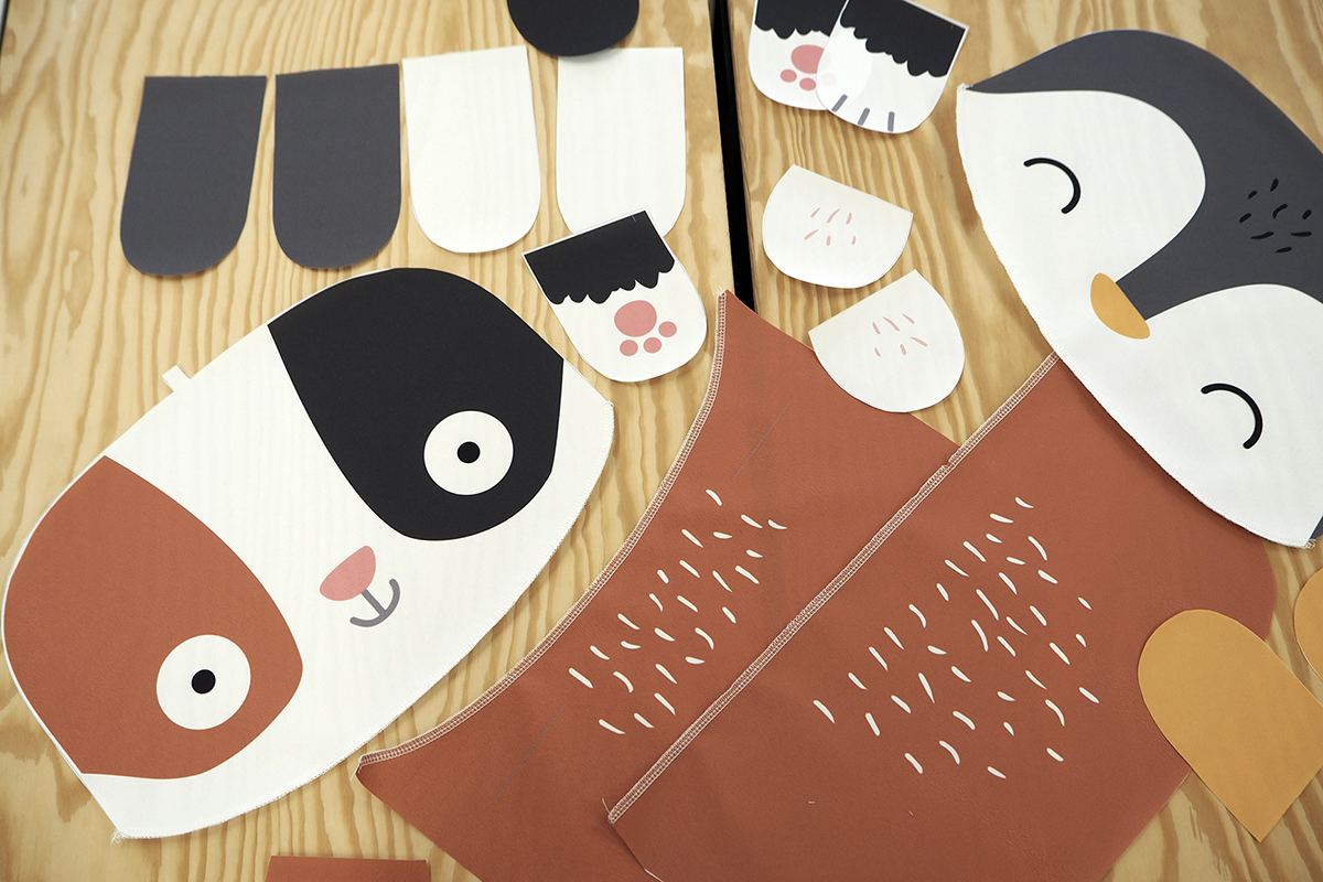 Ababu panel na šití - muchláček