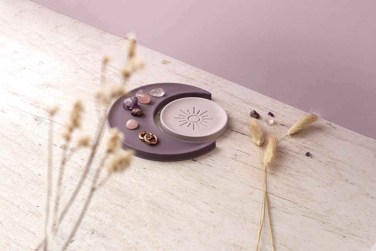 Jesmonite sada Slunce a měsíc 1