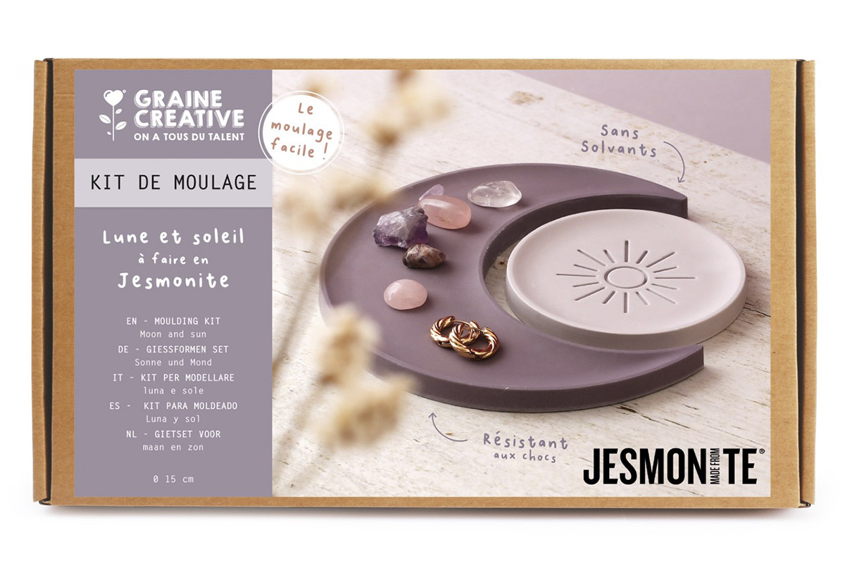 Jesmonite sada Slunce a měsíc 3