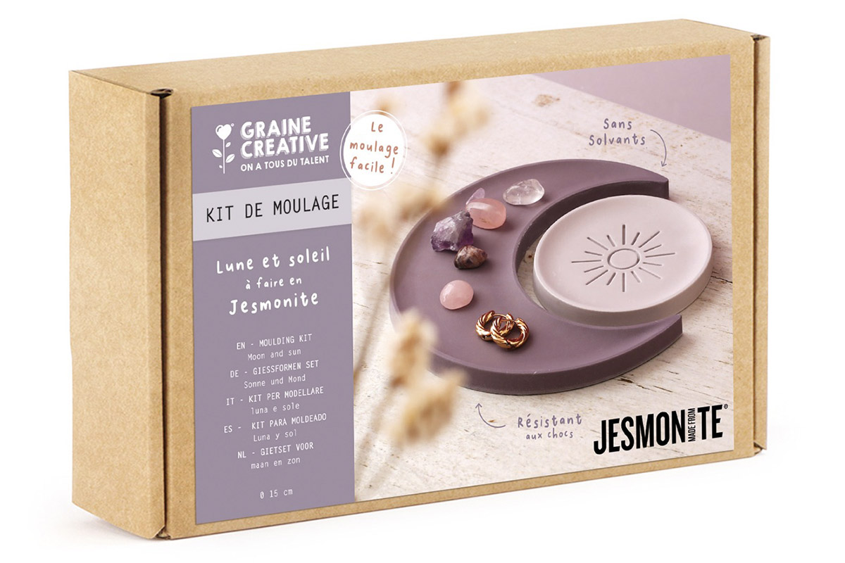 Jesmonite sada Slunce a měsíc 4