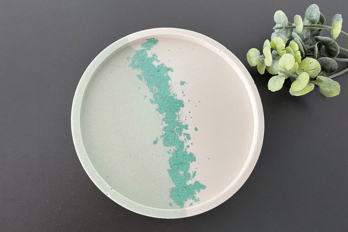 Jesmonite sada 3 kulaté podtácky 1