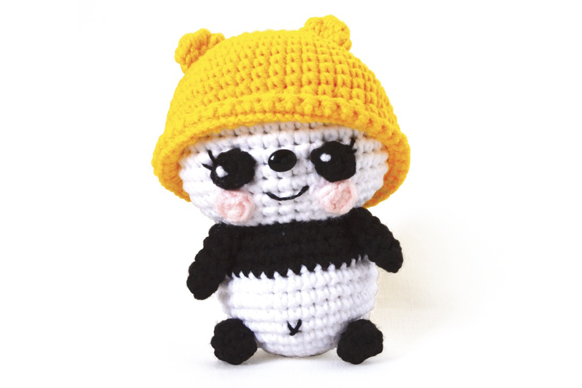 Sada amigurumi Panda 100mm 1