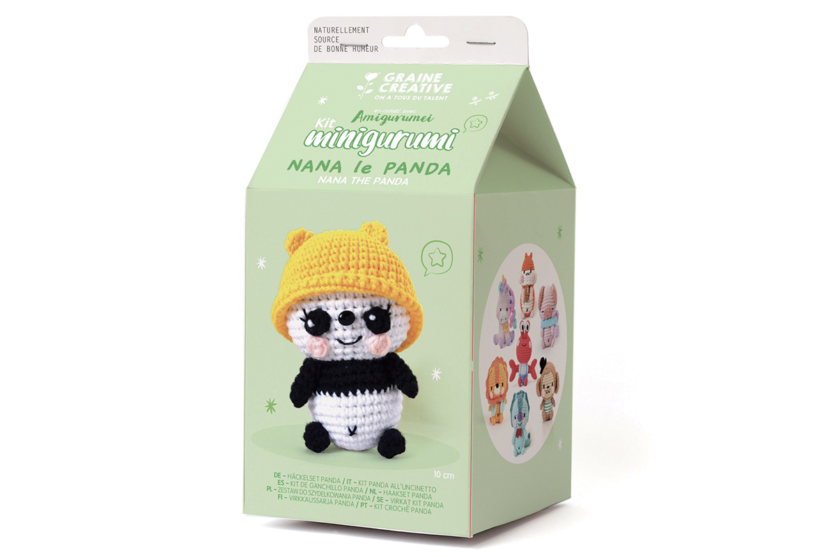 Sada amigurumi Panda 100mm 2