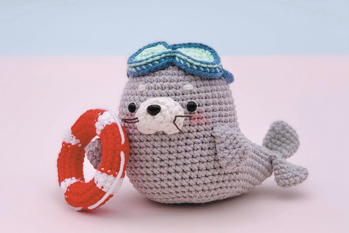 Sada na háčkování Amigurumi Tuleň Natto