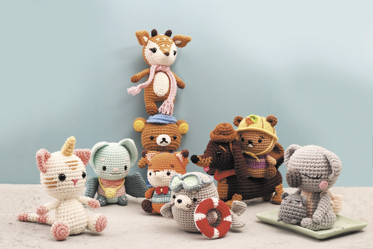 Sada na háčkování Amigurumi Tuleň Natto