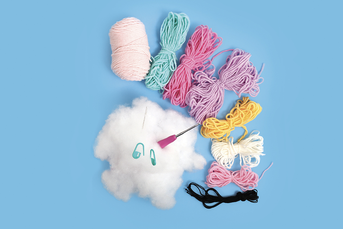 Sada na háčkování Minigurumi Jednorožec Sora 2