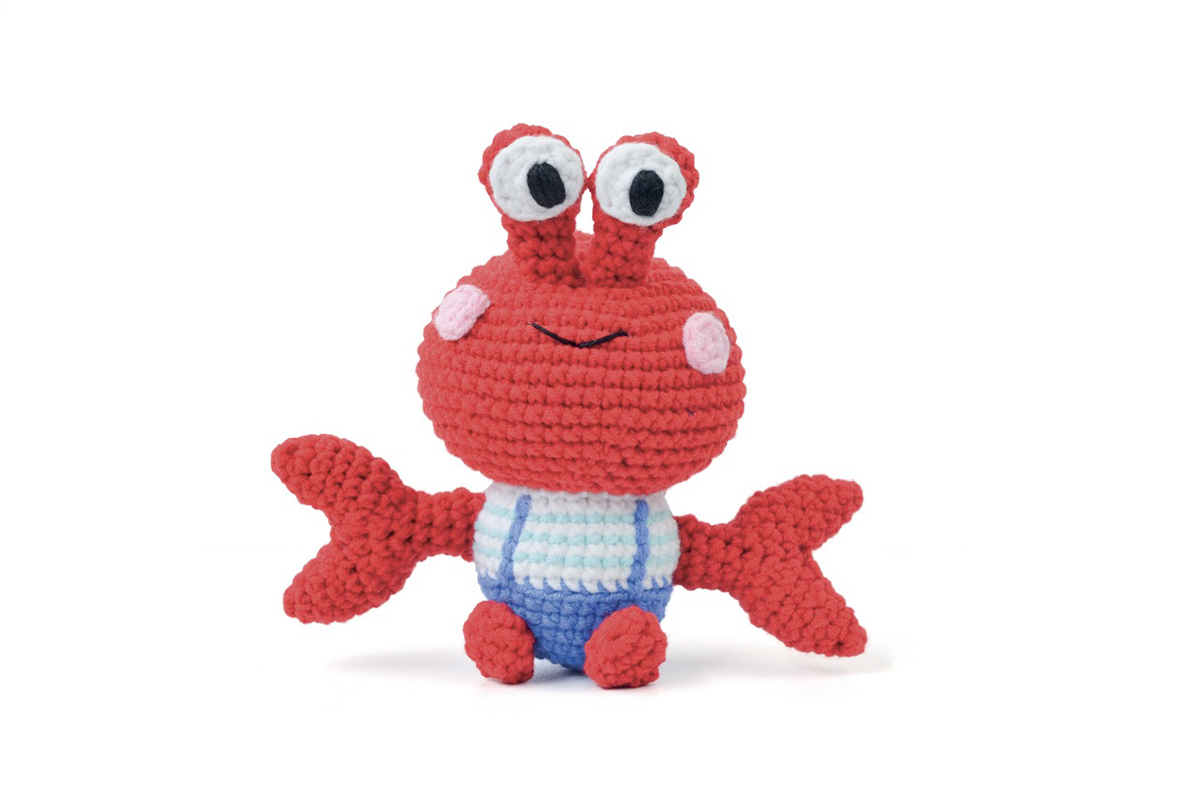 Sada na háčkování Minigurumi Krab Čizu 4