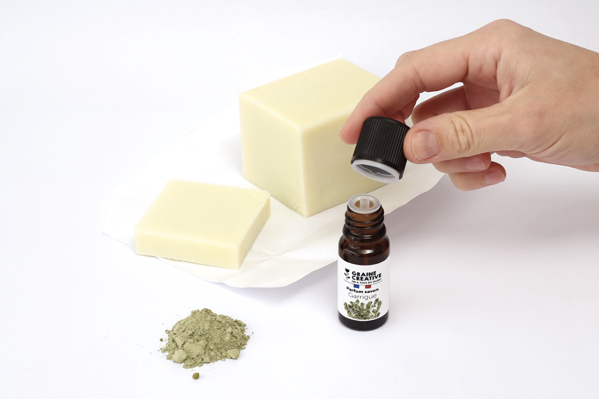 Sada na výrobu mýdla se zeleným jílem a olivovým olejem 2