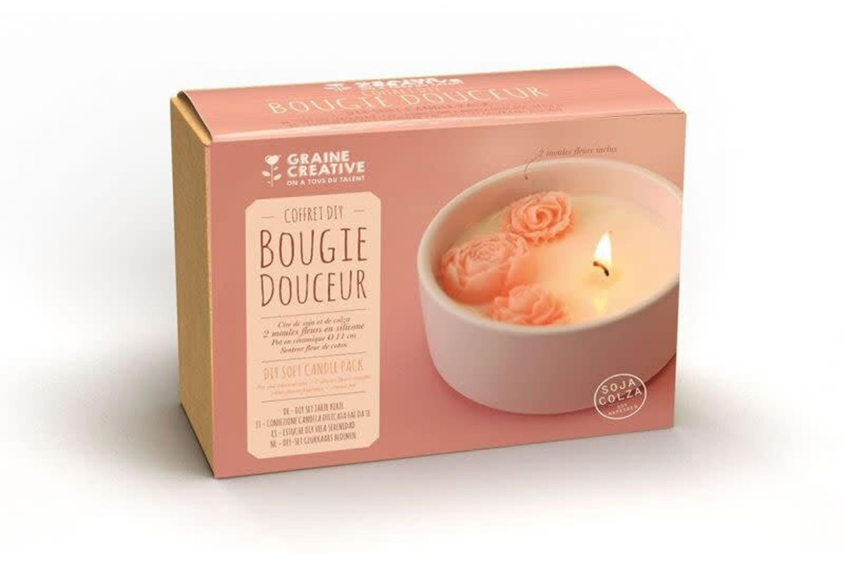 Sada na výrobu svíček 3 květiny 2