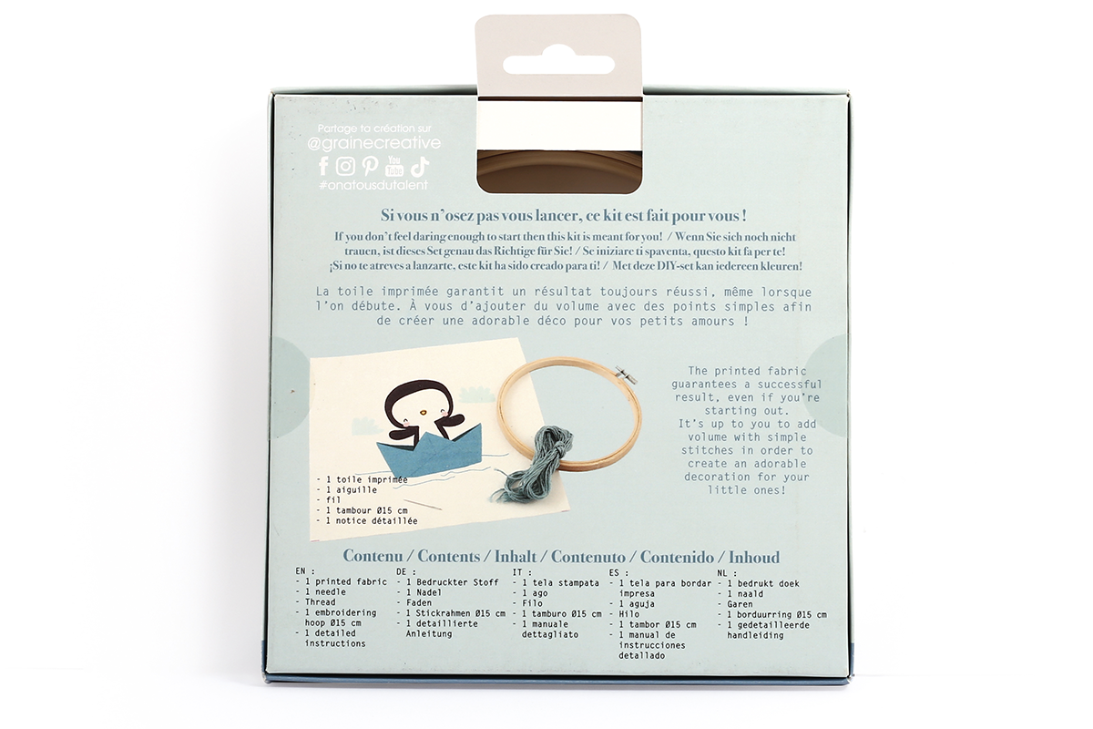 Sada na vyšívání Kapitán tučňák 4