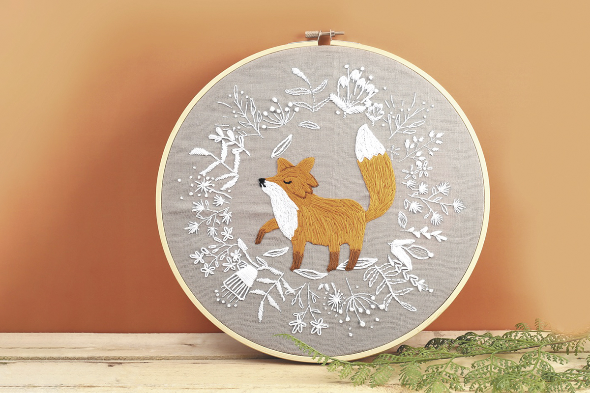 Sada na vyšívání Liška 1