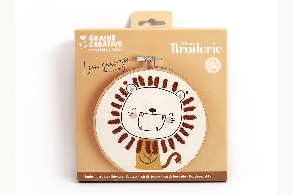 Sada na vyšívání Lvíček