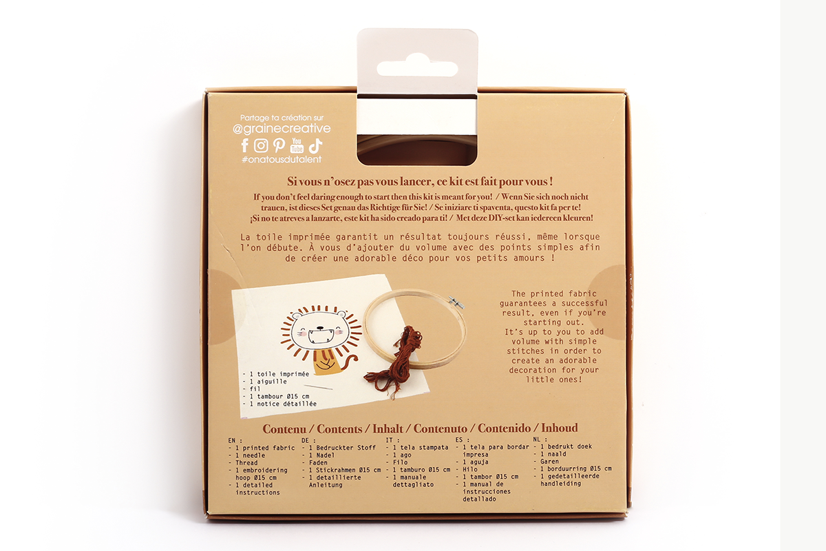 Sada na vyšívání Lvíček