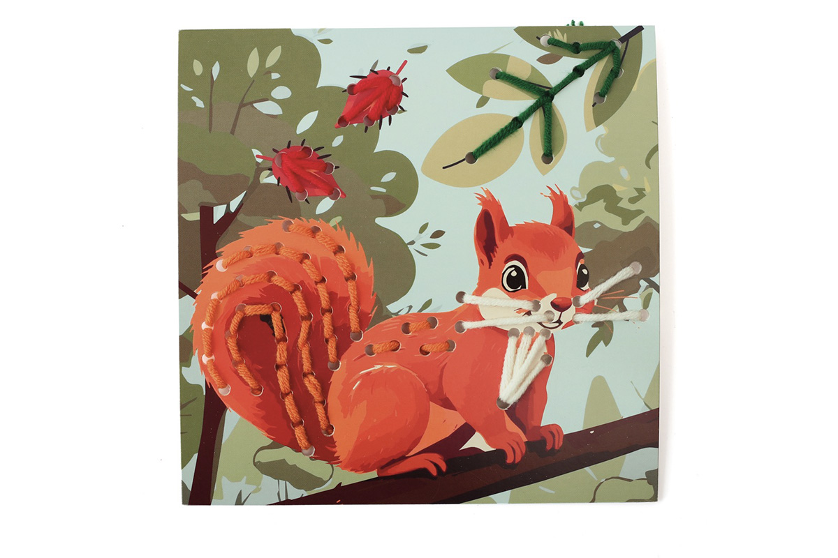 Vyšívací kniha Les 2