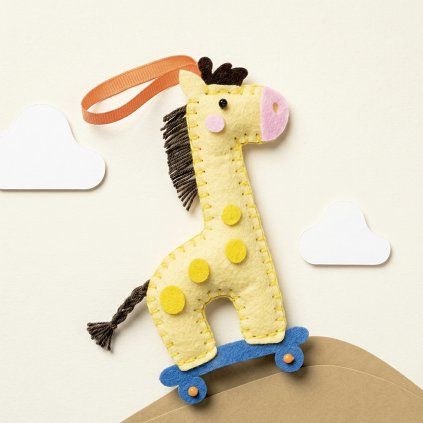 mini filcovy set zirafa