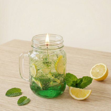 sada na vyrobu svicky mojito