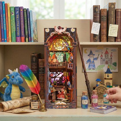 3d dreveny model magic house