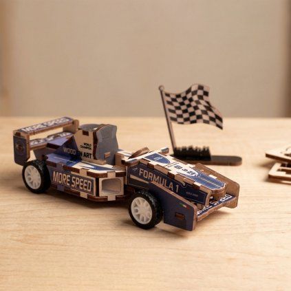 dreveny 3d model formule 1