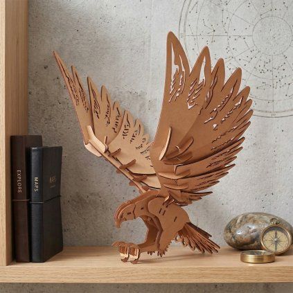 dreveny 3d model kondor