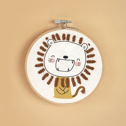 sada na vysivani lvicek