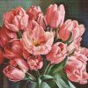 Diamantové malování - Romantická kytice tulipánů