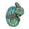 drevene puzzle chameleon 1