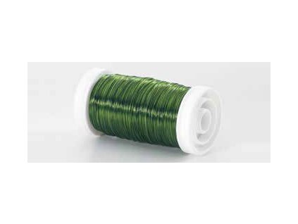Drátek hladký oliva 0,3mm  30g