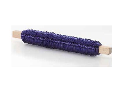 Drátek rovný 0,5mm modrá  100g