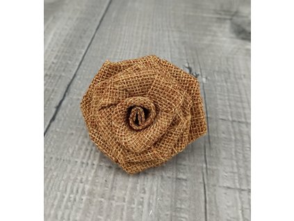 Růžička juta-světle hnědá