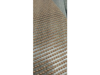 Perličky nalepovací 3mm-karamel