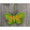 Motýl filcový zelený