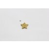 Hvězdička mini glitrová plochá