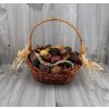 Košík oválný malý+raffie