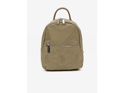 Springfield Backpack Bag Nylon/PU Light Taupe fron