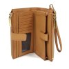 Hampton Pochette Wallet Printed PU Camel inside