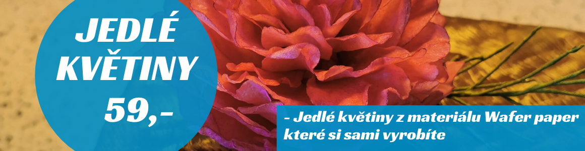 Jedlé květiny na wafer paper