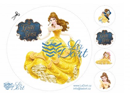 Princezna Belle od Disneye - A4 - 00294