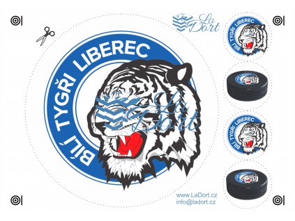 00385 Bilí tygři Liberec staré logo