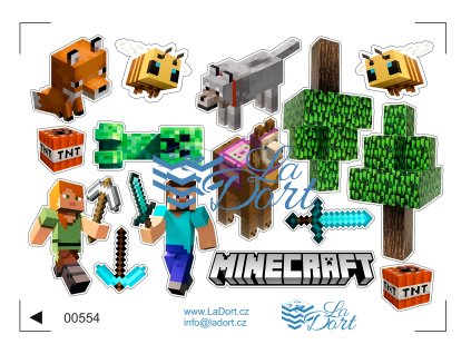 00554 Minecraft bez výřezu náhled
