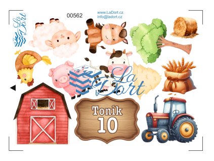 00562 Zvířátka ze statku náhled