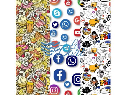 Sugar Stamps - A4 - IT - nejen pro mladé - 48 ks na archu - 00131