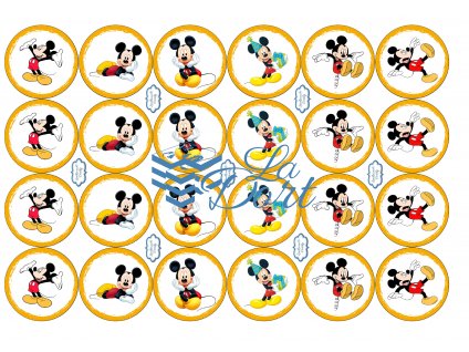 Mickey Mouse - Disney - A4 24ks ⌀4,7 cm - 00146
