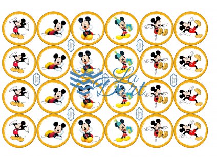 Mickey Mouse - Disney - A4 24ks ⌀4,7 cm  - 00146