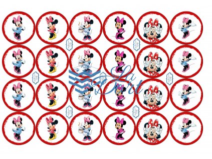 Minnie - Disney - A4 24ks ⌀4,7 cm - 00147