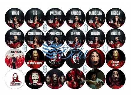 Papírový dům - La casa de papel - Money Heist - A4 - 00155