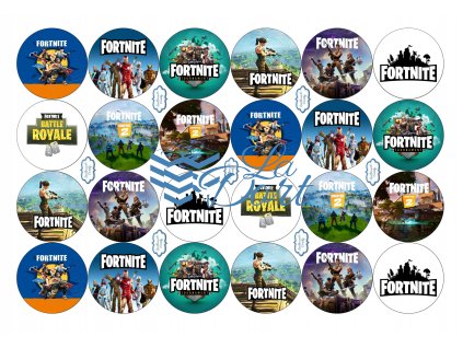 Fortnite - A4 24ks ⌀4,7 cm - 00173