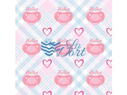 Sugar Stamps - A4 - BabyShower Holka - až 83 ks na archu - 00207