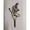 Olaf - barevný dortový zápich - Frozen - plast