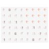 Sugar Stamps - A4 - Svatební s MONOGRAMEM- 48 ks na archu - 00107