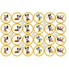 Mickey Mouse - Disney - A4 24ks ⌀4,7 cm  - 00146